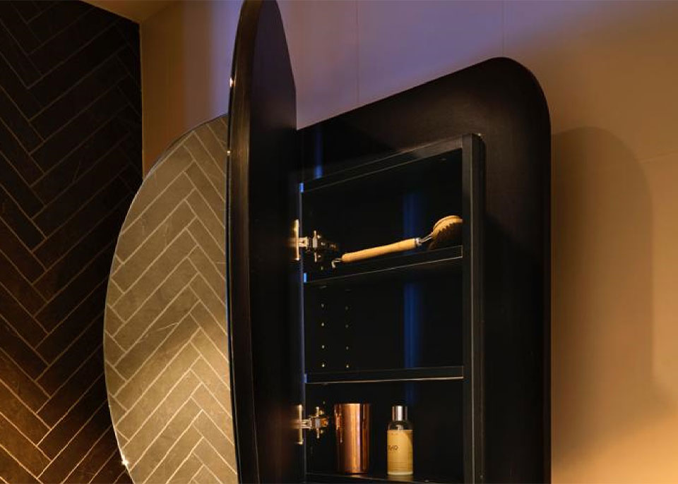 Black Shaving Cabinet by Instyle Wardrobes